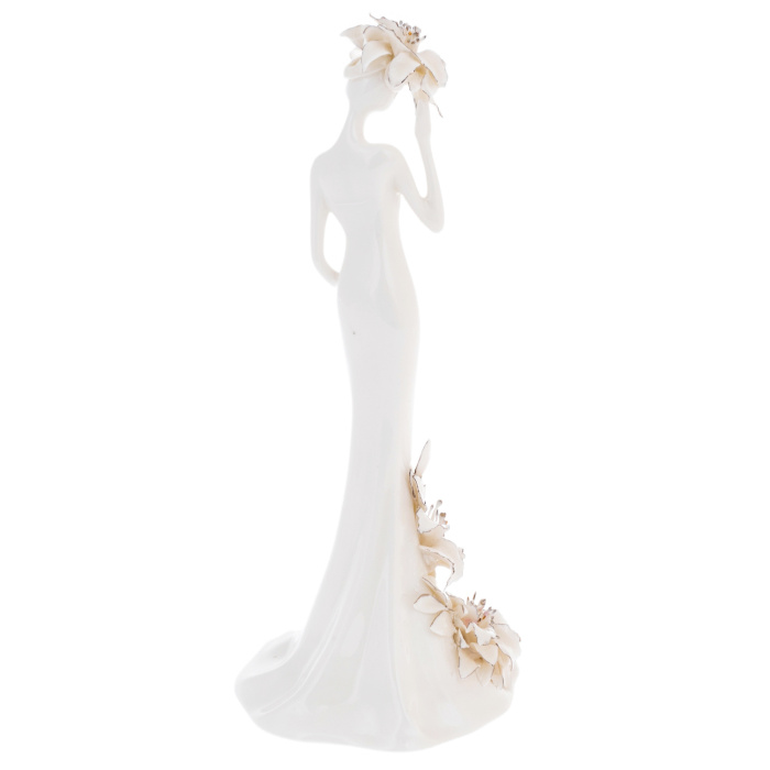 Bone china sculpture "Lady"