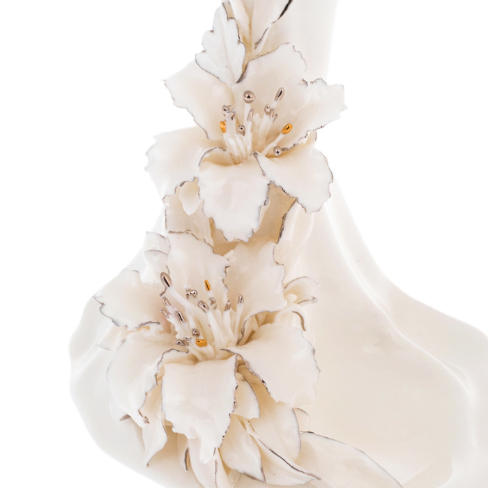 Bone china sculpture "Lady"