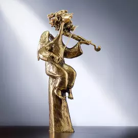 Статуэтка латунная "Ангел со скрипкой"