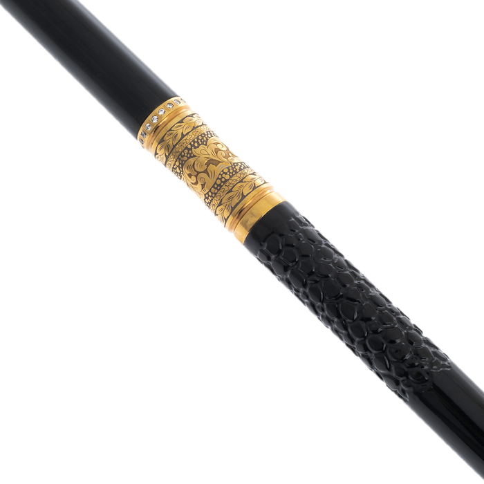 Cane decorated with "Cobra" Zlatoust