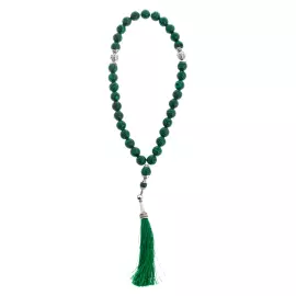 Koran decorated with a "Mosque" with malachite beads, in a casket, Chrysostom