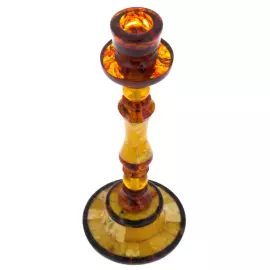 Amber candle holder set "Para"