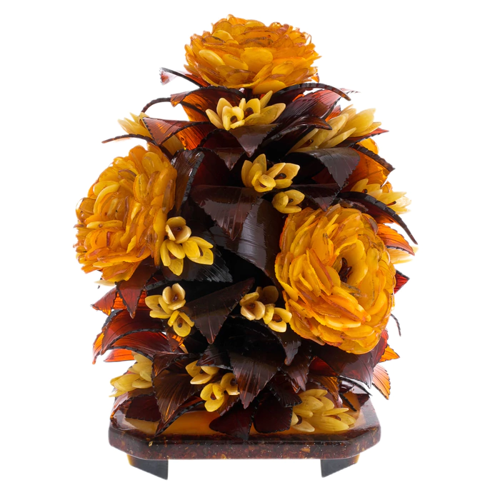 Ikebana made of amber "Osaka"