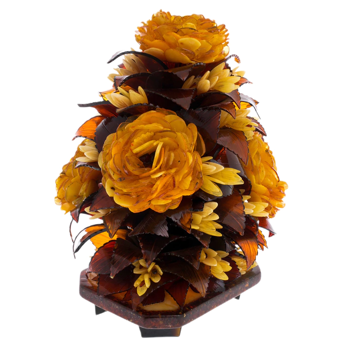 Ikebana made of amber "Osaka"
