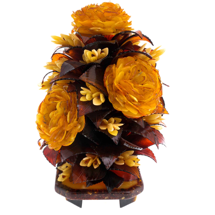 Ikebana made of amber "Osaka"