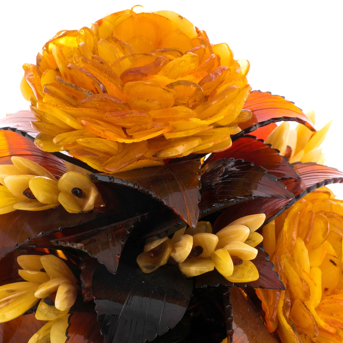 Ikebana made of amber "Osaka"