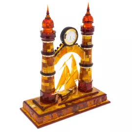 Tilsit amber table clock