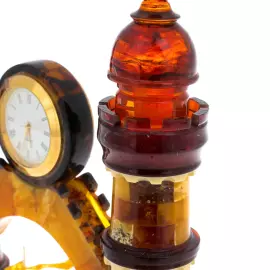 Tilsit amber table clock