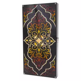 Нарды из мореного дуба и янтаря "Сказки Востока"