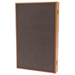 Backgammon made of eco-leather and wood "Manopoulos" grey