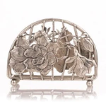 Napkin holder made of nickel silver "Magnolia"