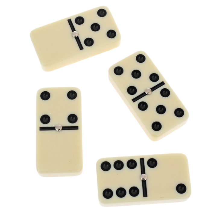 Domino "Manopoulos" in an ostrich eco-leather case