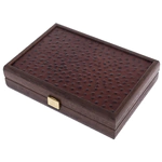 Domino "Manopoulos" in an ostrich eco-leather case