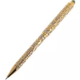 Ручка "Узорная" на подставке из нефрита, Златоуст