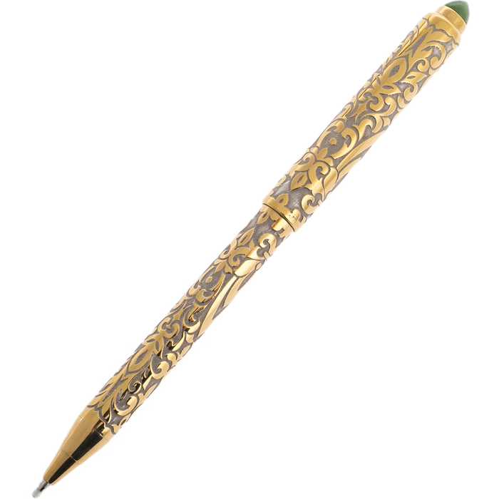 "Patterned" pen on a jade stand, Zlatoust