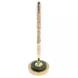 The "Pattern" pen on a jade stand, Zlatoust