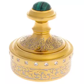 Equipment for the seal "Coat of Arms of the Russian Federation" with malachite, Zlatoust