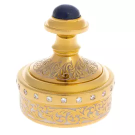 Equipment for the seal "Coat of Arms of the Russian Federation" with lapis lazuli, Zlatoust