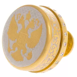 Equipment for the seal "Coat of Arms of the Russian Federation" with lapis lazuli, Zlatoust