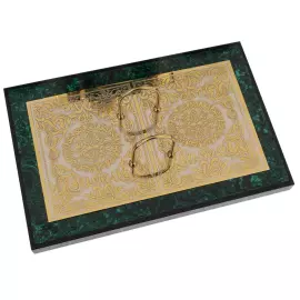 Malachite desk set "Horse" Zlatoust