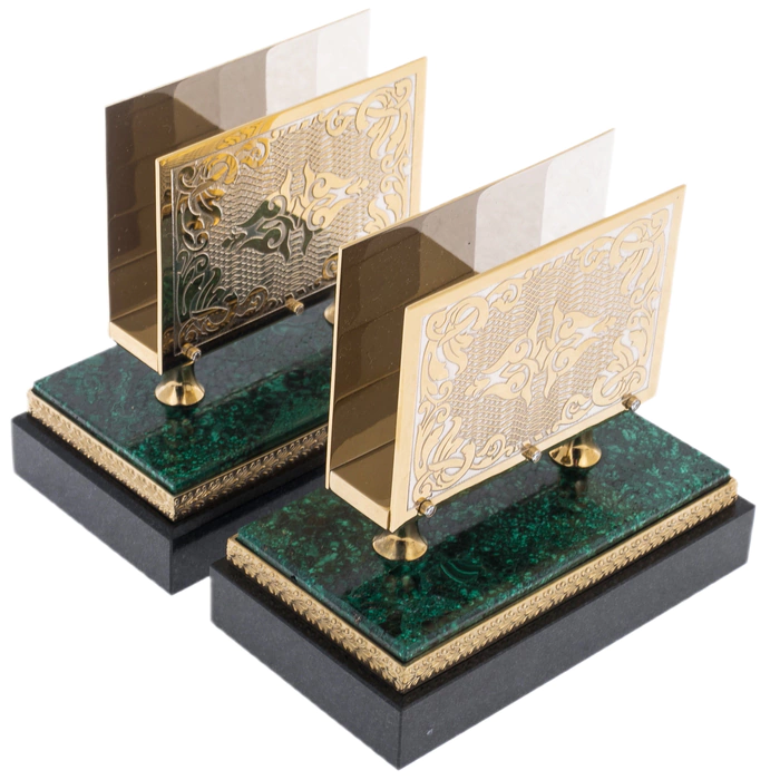 Malachite desk set "Horse" Zlatoust