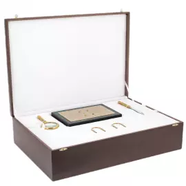 Malachite desk set "Horse" Zlatoust