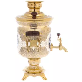 Самовар "Схватка медведя" Златоуст