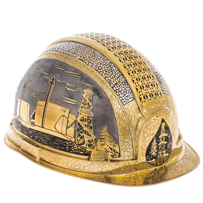 Souvenir "Helmet of an oilman" Zlatoust