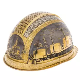 Сувенир "Каска нефтяника" Златоуст