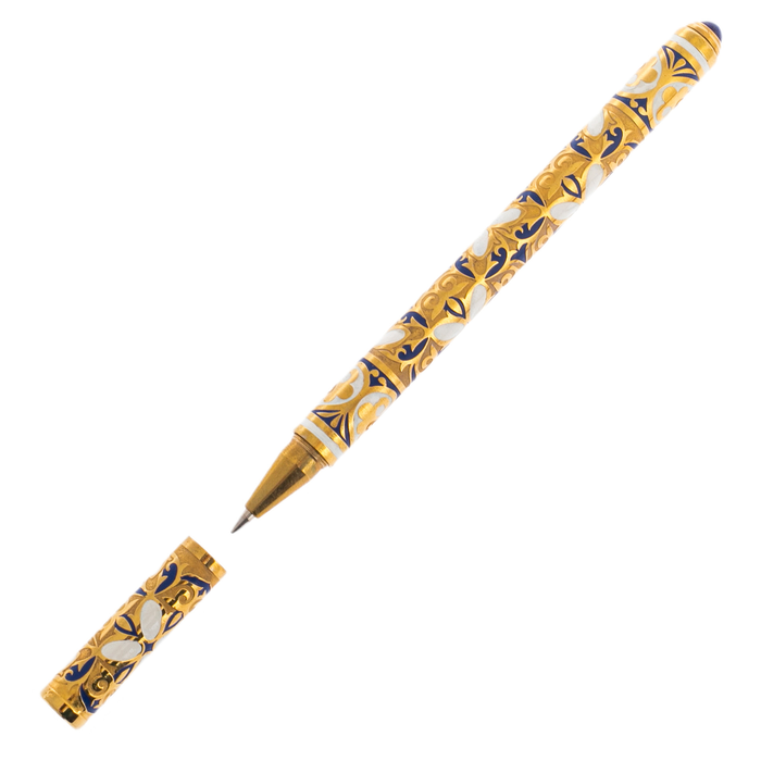 A pen in an Ornament stand with a clock, Zlatoust