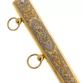 Кортик сувенирный "Морской. Герб РФ" светлая рукоять, Златоуст