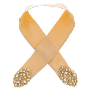 Exclusive author's braid "Russian pattern" beige