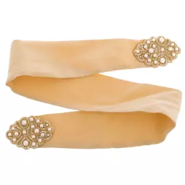 Эксклюзивный авторский косник "Русский узор" бежевый