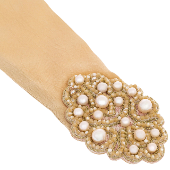 Exclusive author's braid "Russian pattern" beige