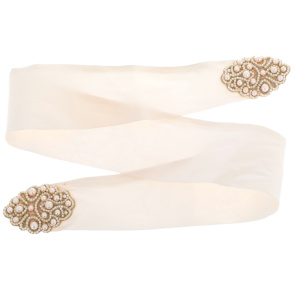 Exclusive author's kosnik "Russian pattern" white