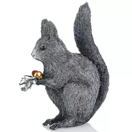 Silver sculpture "Belka"