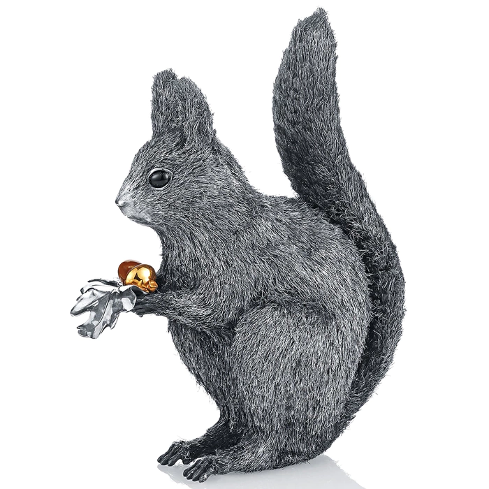 Silver sculpture "Belka"