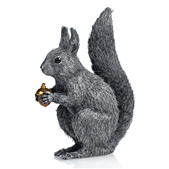 Silver sculpture "Squirrel"