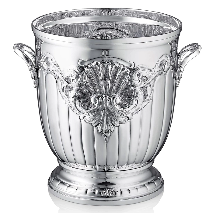 Champagne bucket "Shell" made of silver