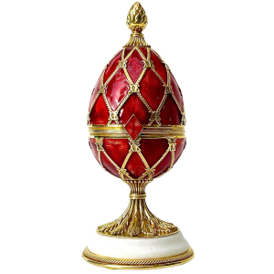 Souvenir silver egg "Vozrozhdenie"