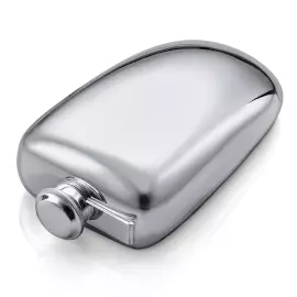 Фляга серебряная "Cluev"