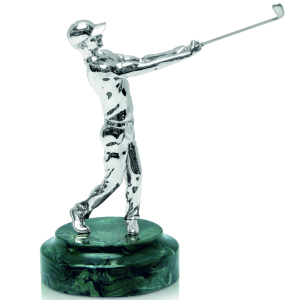 Silver statuette "Golfer"