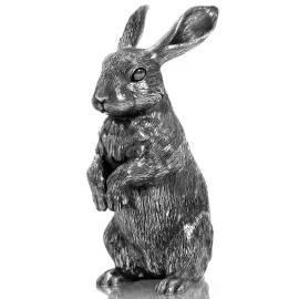 Скульптура из серебра "Кролик"