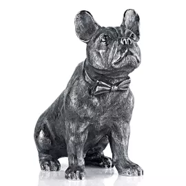 Статуэтка из серебра "Бульдог французский"