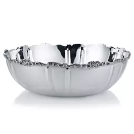 Чаша круглая "Виноградная лоза" из столового серебра