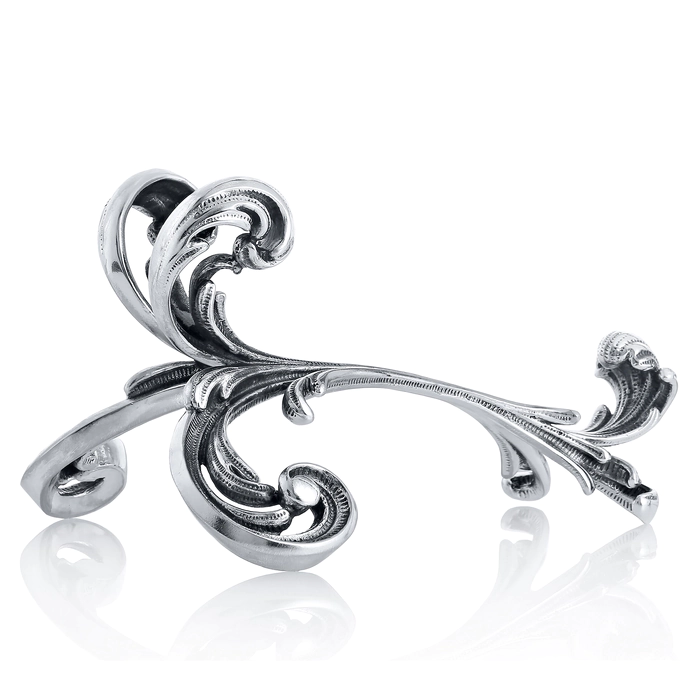 Renaissance silver-plated bottle holder