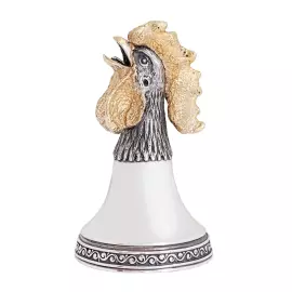 Silver bell "Golden Cockerel"