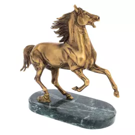 Скульптура бронзовая "Вздыбленный конь" большой