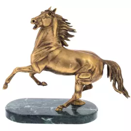 Скульптура бронзовая "Вздыбленный конь" большой