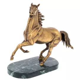 Скульптура бронзовая "Вздыбленный конь" большой
